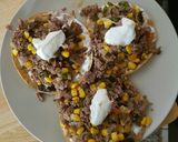 Foto del paso 5 de la receta: Tostadas de carne molida y champiñones