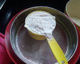 A picture of step 1 of Choco Almond walnut cake.