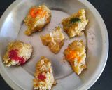 A picture of step 5 of Easter cup cakes.