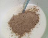 Foto langkah ke 1 dari resep Milo Pancake with Choco Honey Sauce.