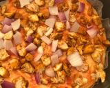 A picture of step 7 of Pizza Cake.