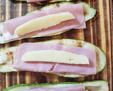 Foto del paso 2 de la receta: Rolls de zucchini rellenos de jamón y queso👩‍🍳