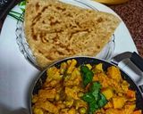 A picture of step 5 of Veg Kolhapuri.