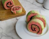Foto langkah ke 8 dari resep 610.Huricane Chiffon Roll Cake.