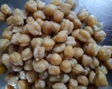 A picture of step 3 of Palak chickpea pulao.