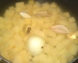 Kapros tejszínes burgonyafőzelék fasírttal recept fázis 1 fotója