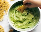 A picture of step 4 of Avo chip dip.