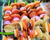 A picture of step 1 of Chicken shashlik.