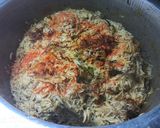 A picture of step 7 of Chicken Biryani.