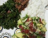 A picture of step 2 of Cucumber ovacado Salsa.