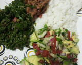 A picture of step 2 of Cucumber ovacado Salsa.