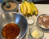 Une image de l'étape 2 de Muffins bananes et cacao.