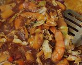 Gambar langkah 3 resipi Mee Lidi Goreng Kicap Pedas.