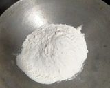 A picture of step 1 of Rice Laddu.