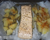 Foto del paso 3 de la receta: Salmón y patatas al vapor con robot Clickchef