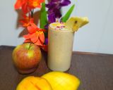 A picture of step 3 of Apple Mango smoothie.