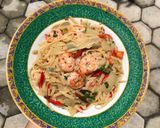 Foto langkah ke 4 dari resep Fettucini Aglio Olio.