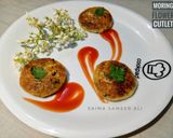 A picture of step 5 of Moringa flowers cutlets.