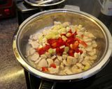 Édes-savanyú tésztával és rízzsel recept fázis 3 fotója