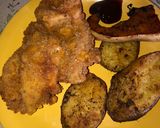 Foto del paso 6 de la receta: Milanesa de pollo con guarnición 👌