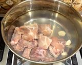A picture of step 1 of Egyptian Orzo Soup.