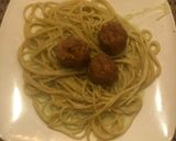 Foto del paso 6 de la receta: Spaghetti al cilantro con albóndigas