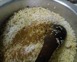 A picture of step 3 of Cumin fried rice.