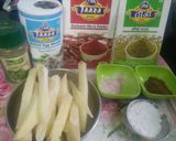 A picture of step 7 of Flower french fries.