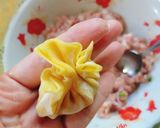 Hình bước làm 6 của món Hoành thánh thịt xá xíu