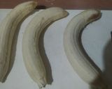 A picture of step 1 of Banana Halwa.