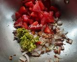 A picture of step 5 of Baigan Bharta/ Ringna No Olo sabzi.