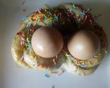 A picture of step 13 of Easter sweet - braid- bread.