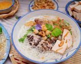 Hình bước làm 3 của món Bún mọc