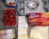 免烤箱白巧克力草莓(藍莓)起司蛋糕食譜步驟1照片