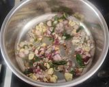 A picture of step 3 of Paruppuarisi saatham.