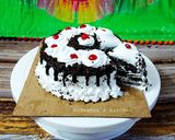 A picture of step 7 of Black Forest Cake.