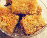 A picture of step 7 of Basbousa.