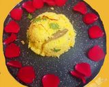 A picture of step 7 of Saffron rice.