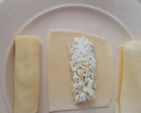 Foto del paso 2 de la receta: Rollitos de queso 🧀 "pseudo canelones" sin masa 🗓