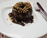 Foto del paso 4 de la receta: Manzana asada bañada de chocolate caliente y almendra
