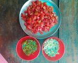 A picture of step 1 of Aloo Gobhi.
