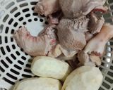 Hình bước làm 1 của món Cà ri vịt tàu