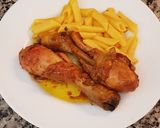 Foto del paso 11 de la receta Muslos de pollo fritos con vino y limón