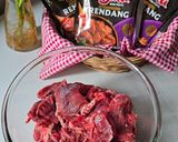 Foto langkah ke 1 dari resep Rendang Praktis 3 Bahan.