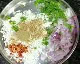 A picture of step 5 of Jawar beetroot paneer healthy paratha.