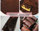 Foto langkah ke 4 dari resep Dadar Gulung Coklat Isi Pisang enak banget @Kheyla.