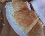 A picture of step 3 of Homemade Ham and Cheese Croissants with Light Béchamel.