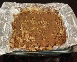 A picture of step 17 of Caramel Coconut Cheesecake Bars.
