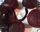 A picture of step 1 of Stuffed Beets.