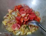 A picture of step 1 of Hyderabadi Paneer Masala.